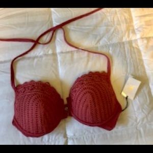 New Bikini Top - Maroon